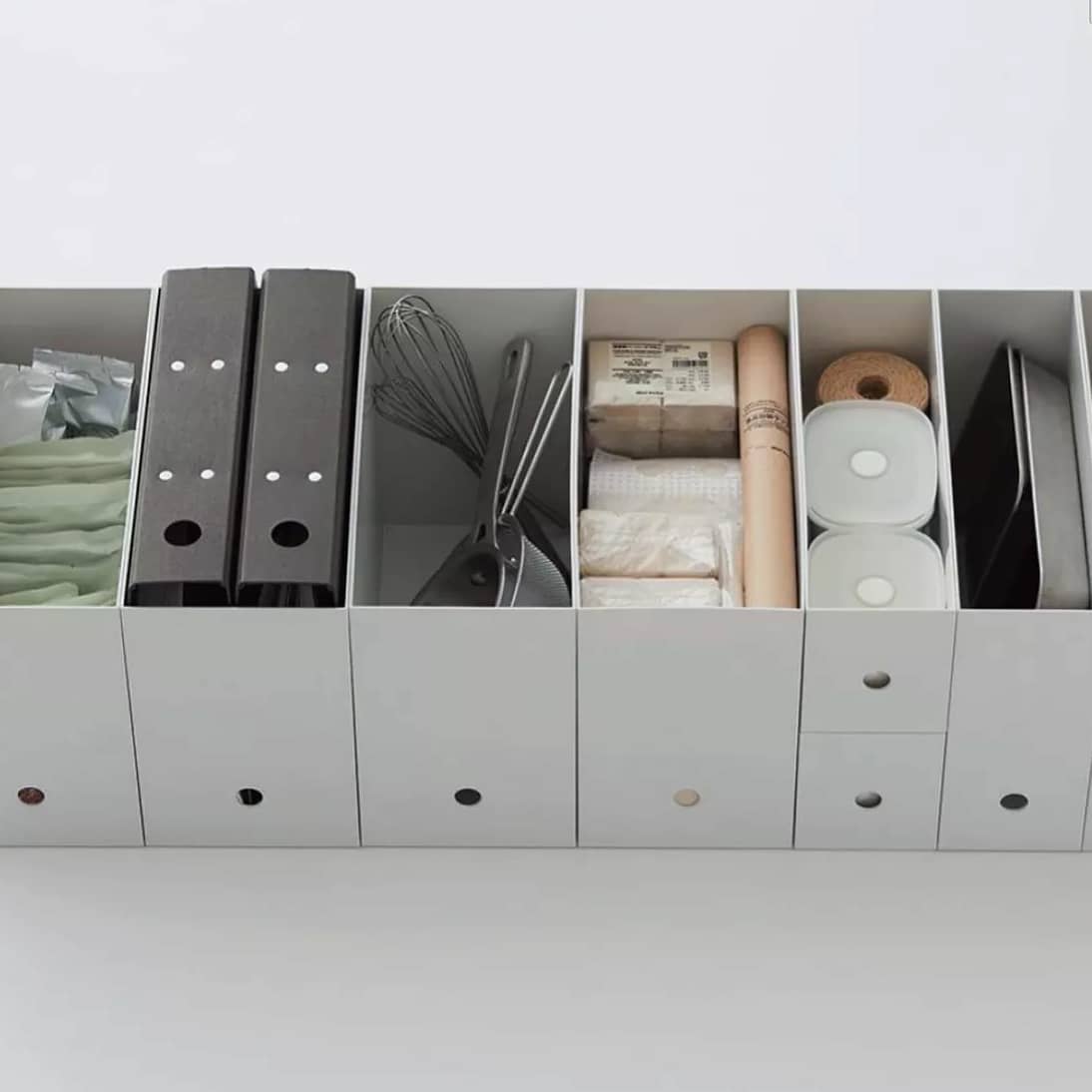 These modular file boxes are great for... - MUJI Middle East