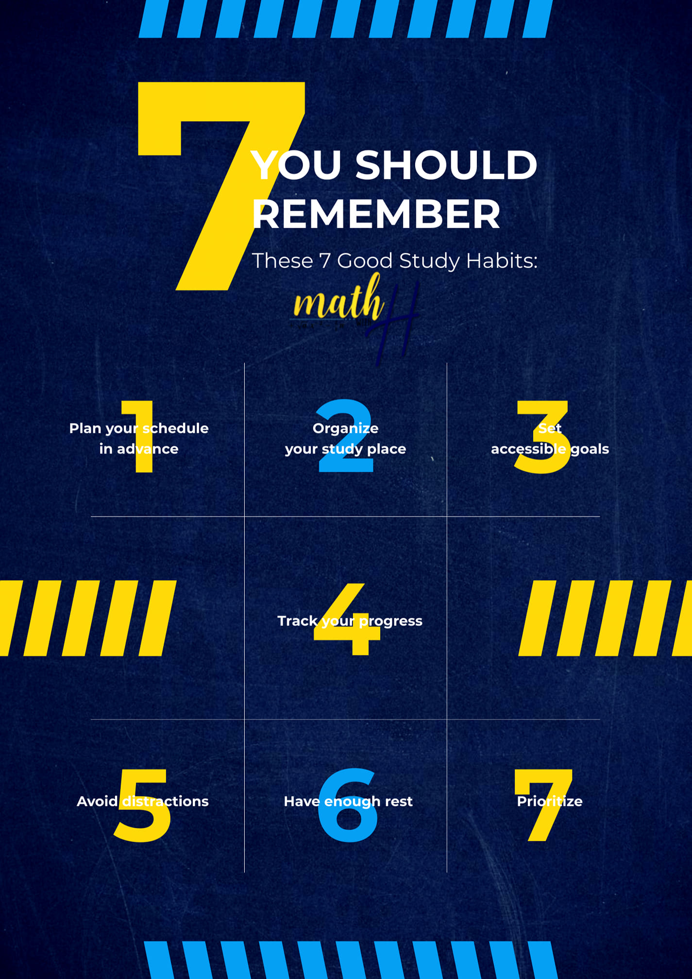 Math - 7 habits you should remember when studying... 📚 Tutorias y ...