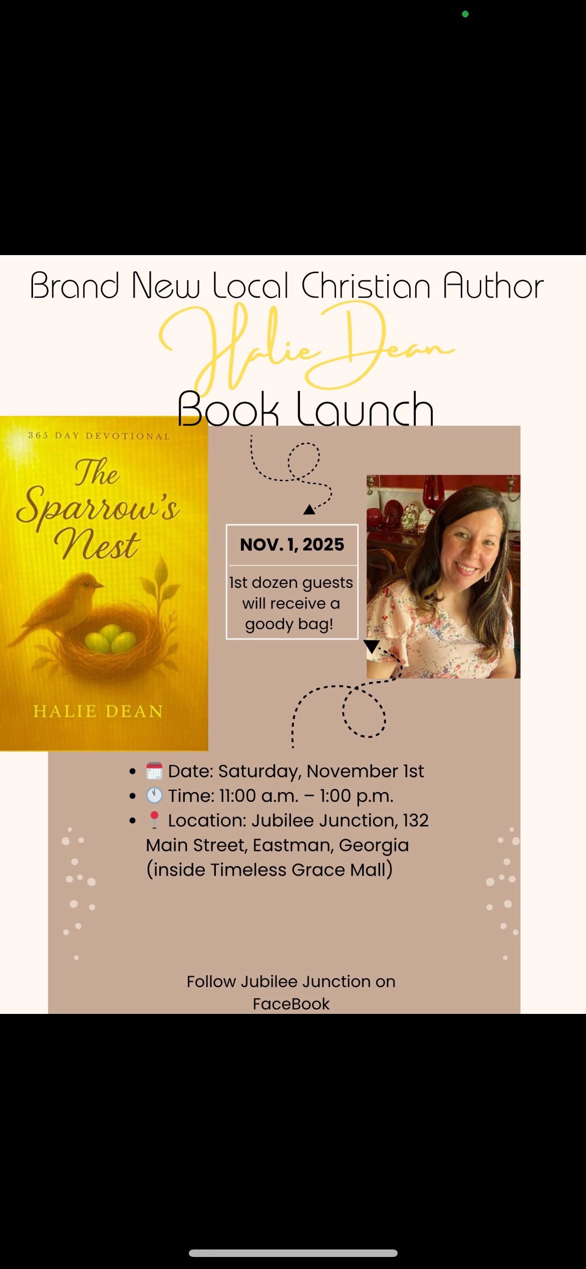 The Sparrow’s Nest Book Signing