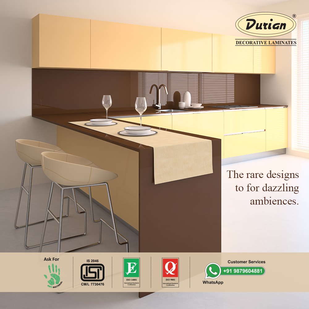 Unify your space with classy laminates... - Durian Laminates
