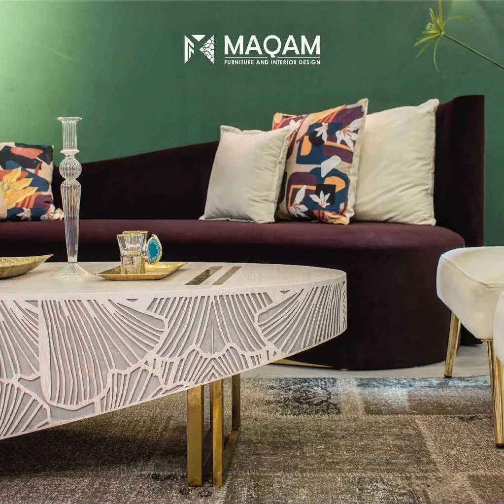 Maqam - "La belle" sofa "Ginkgo" coffee table | Facebook