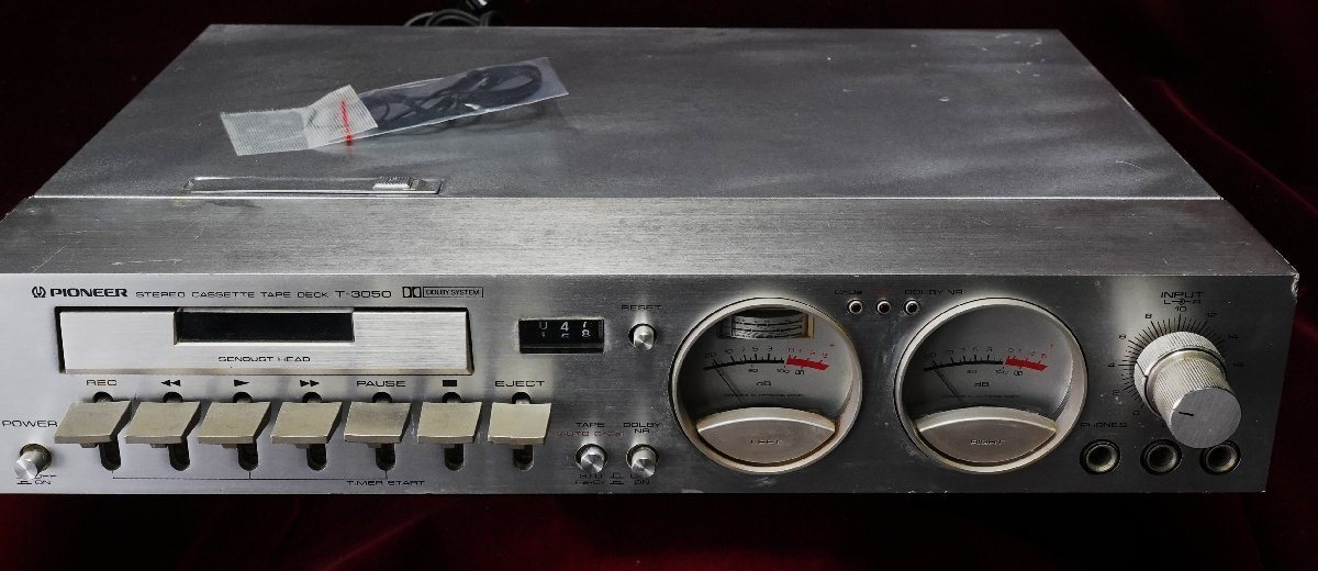 その他 PIONEER CAETTE TAPE DECK T-3050 Pioneer Horizontal Load Cassette Deck T3050.