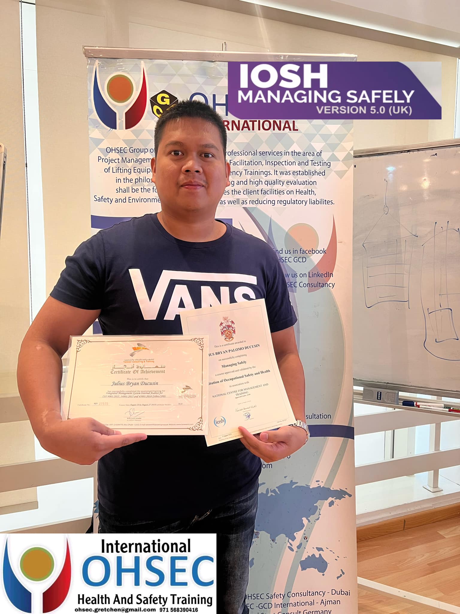 👉Congratulations student happy to received their Health safety ...