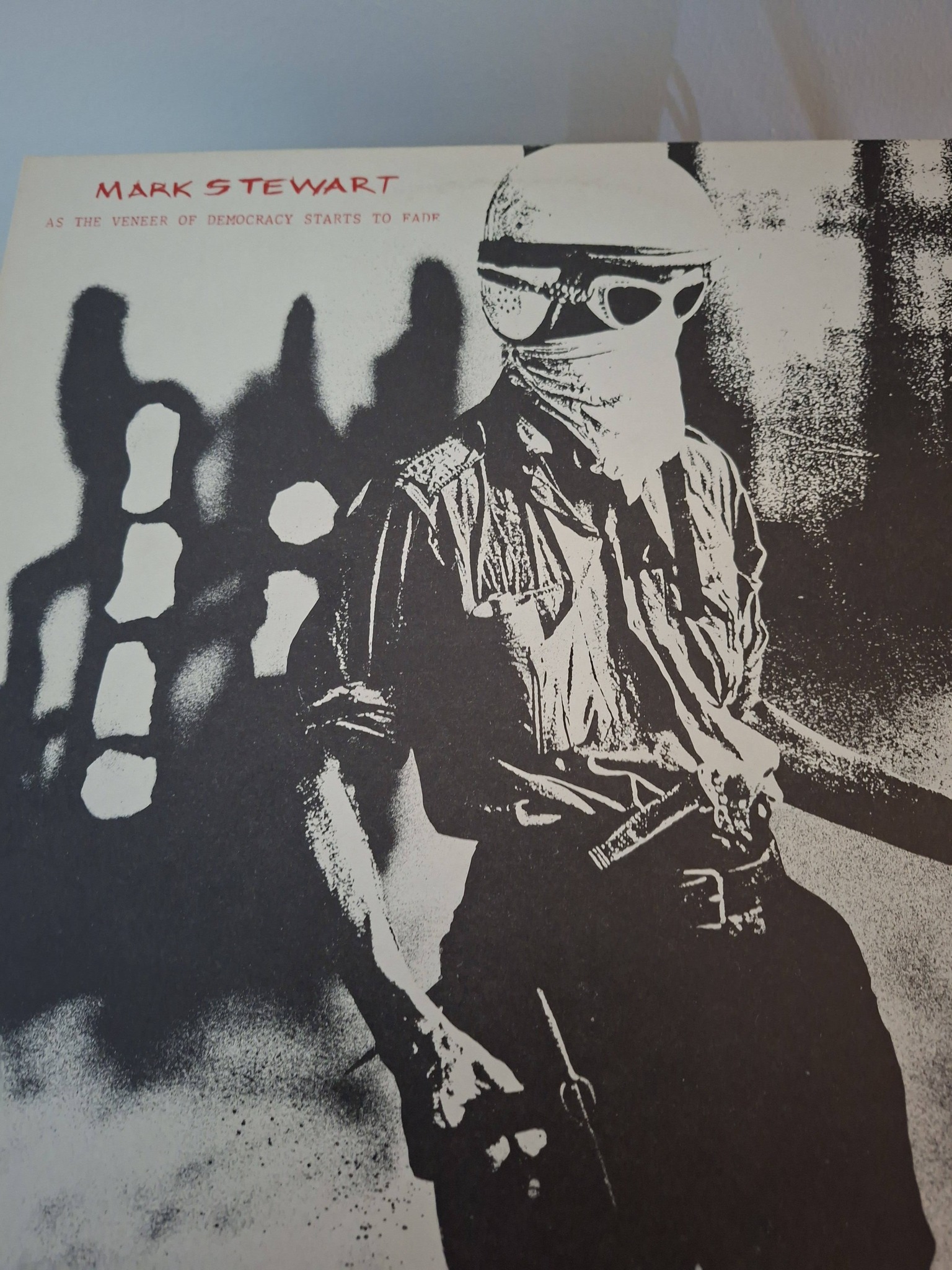 Mark Stewart and the Mafia's album in East Lansing, Michigan