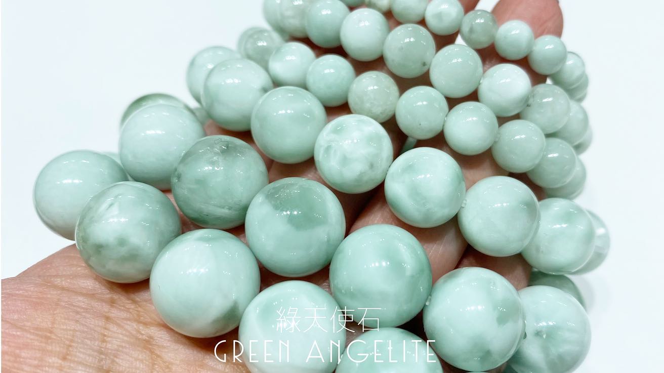 💚👼🏻 #綠天使石 #greenAngelite... - HeyStone Crystal Shop 囍晶水晶專門店