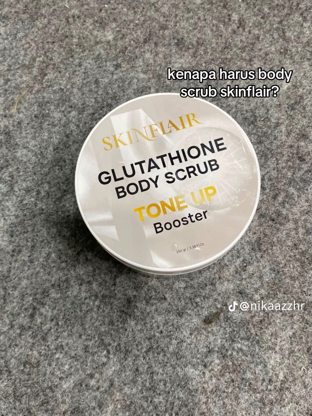 skinflair glutathione body scrub Scrub, Skinflair Glutathione Body is a gentle exfoliating scrub designed to immediately brighten and even out skin tone using Glutathione, Niacinamide, and Vitamin skinflair glutathione body scrub 