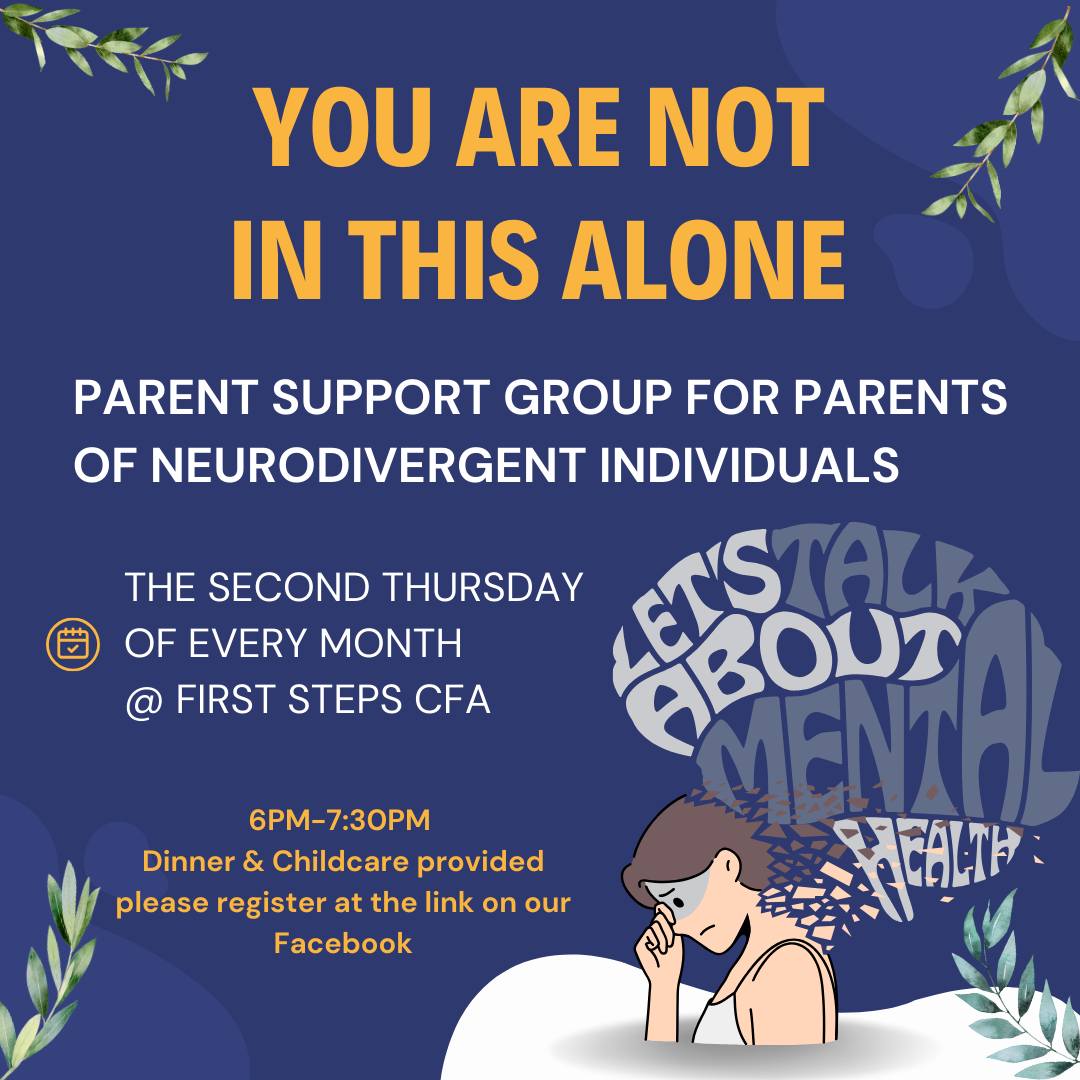 Our monthly parent support group is right around the corner it will be ...
