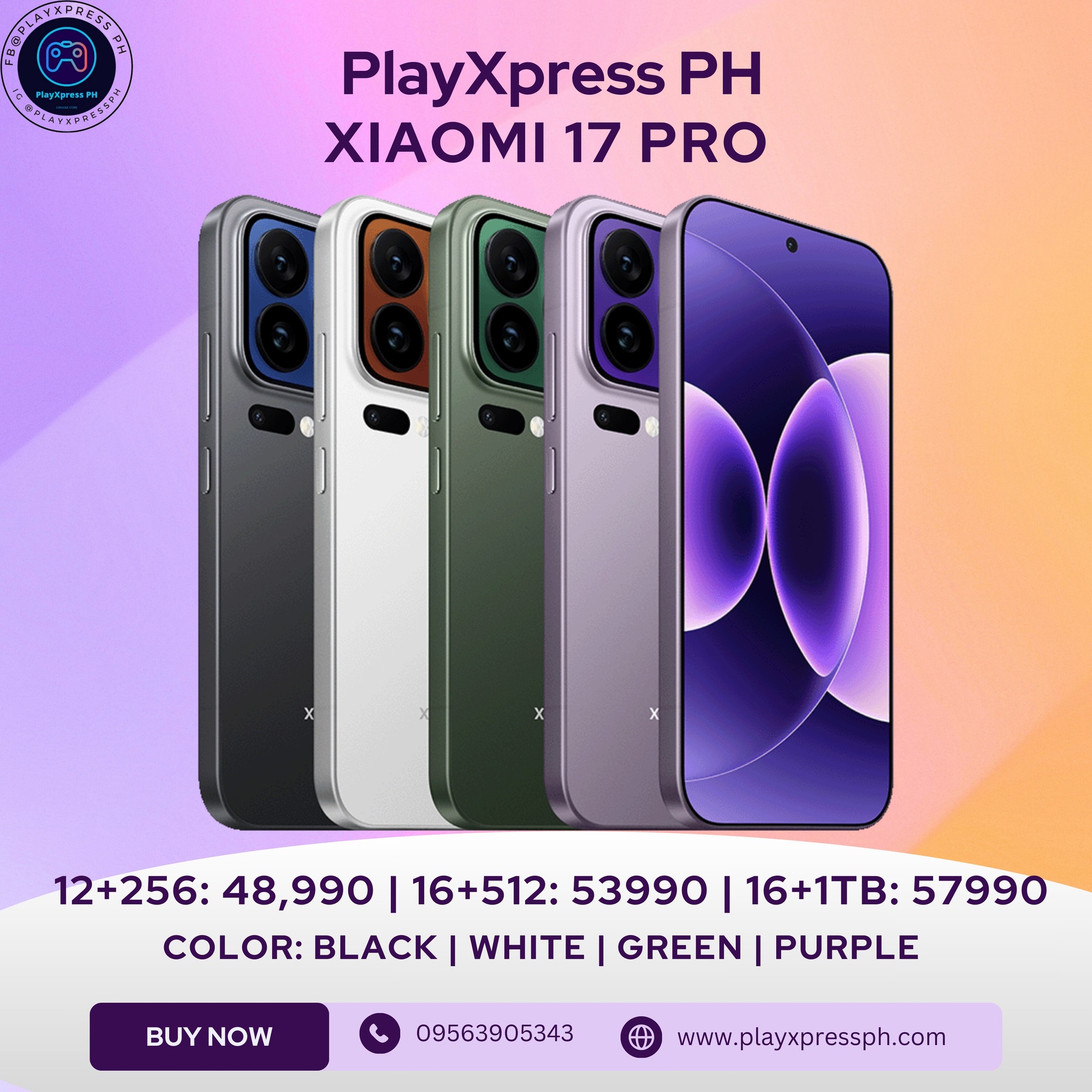 Xiaomi 17 pro pre order prices and details