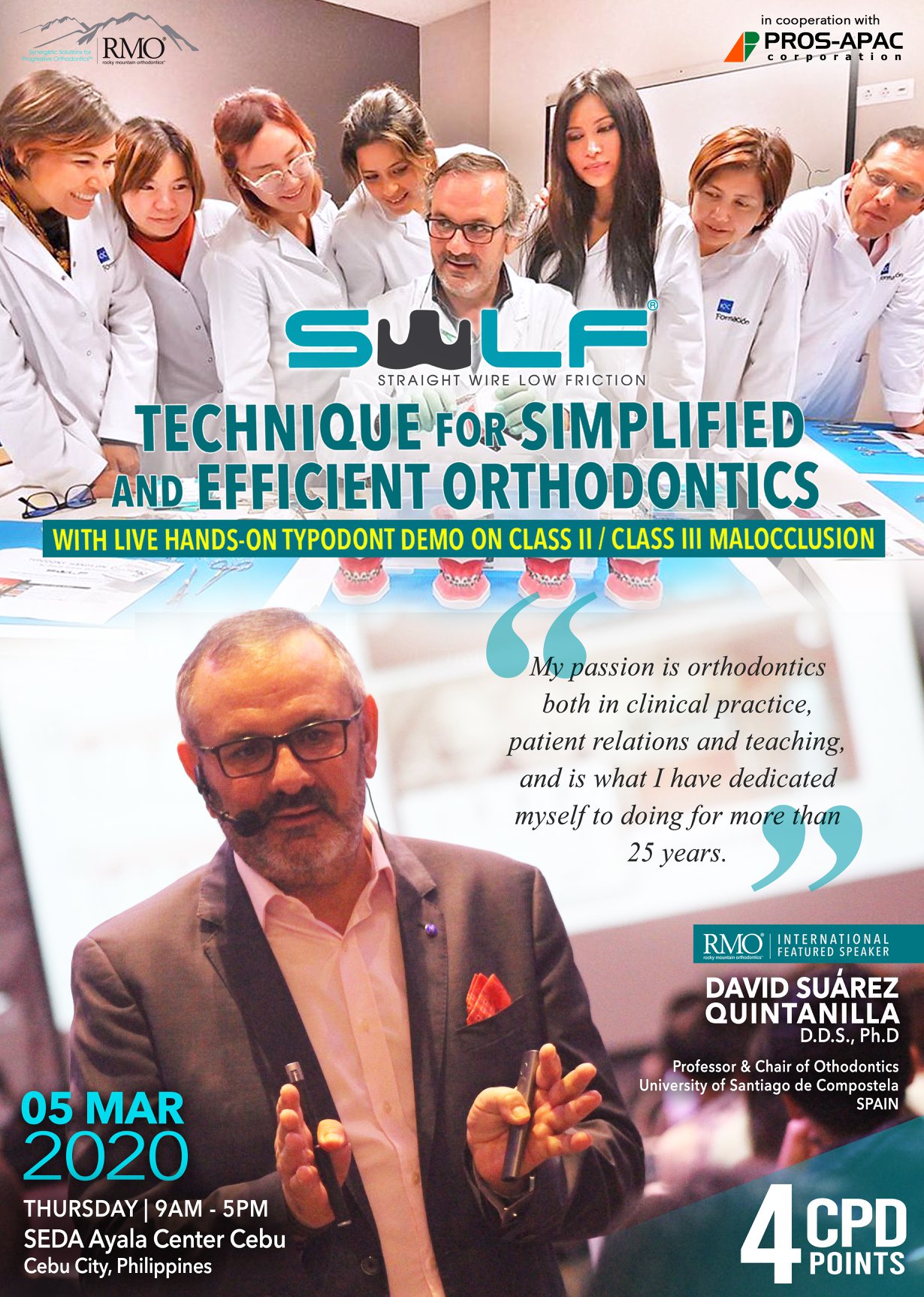 PROS APAC - The doctor behind SWLF, Dr. David Suarez is...
