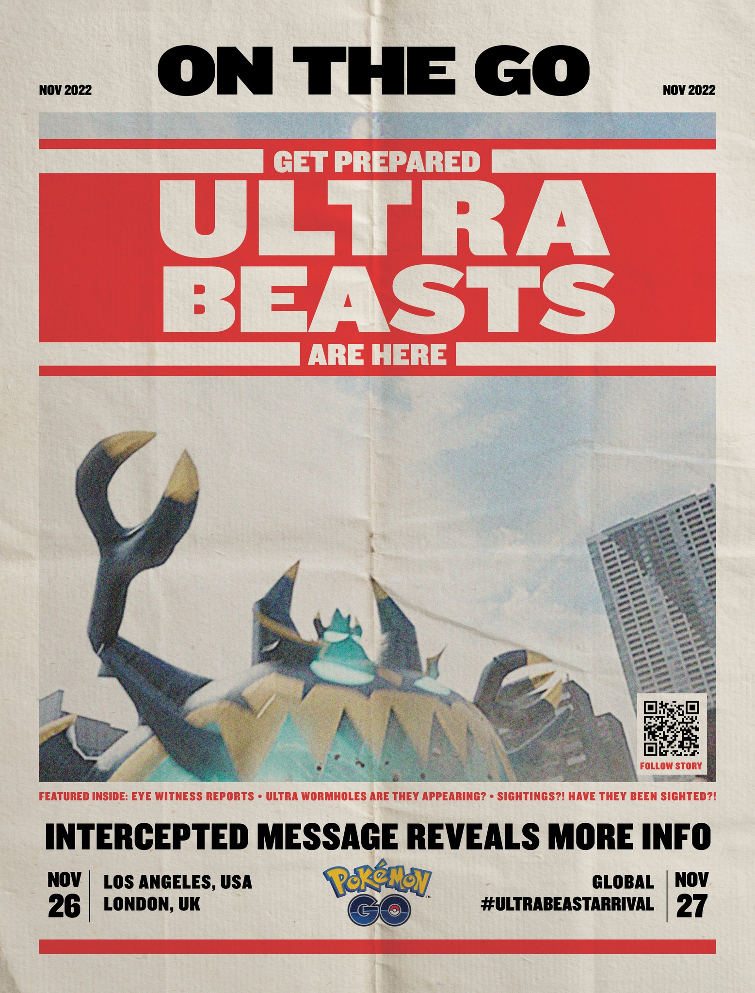 Pokémon GO - ⚠️ Ultra Beast Alert ⚠️ Stay aware. Be...
