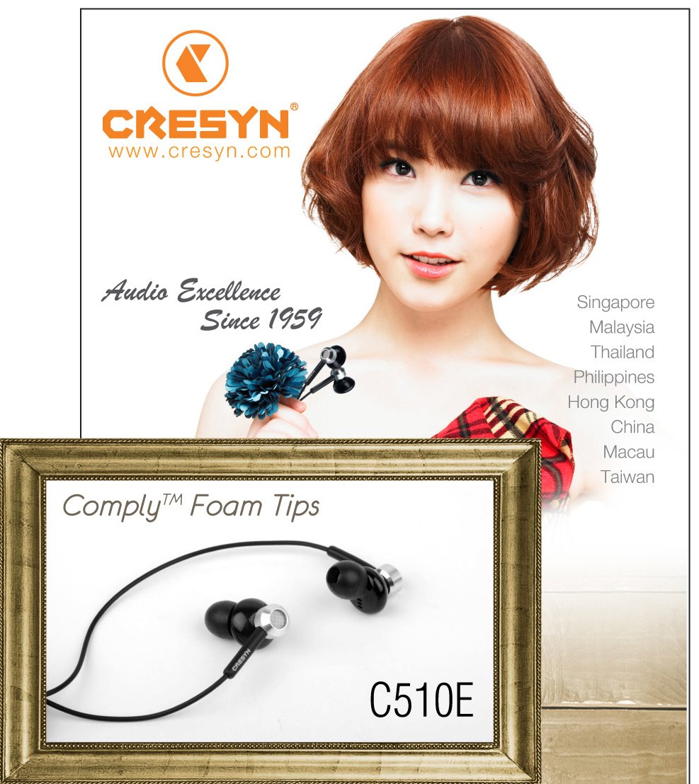 Cresyn - New Arrival!!! C510E : หูฟังเสียงระดับเทพ ด้วยเทคโนโลยี Dual ...