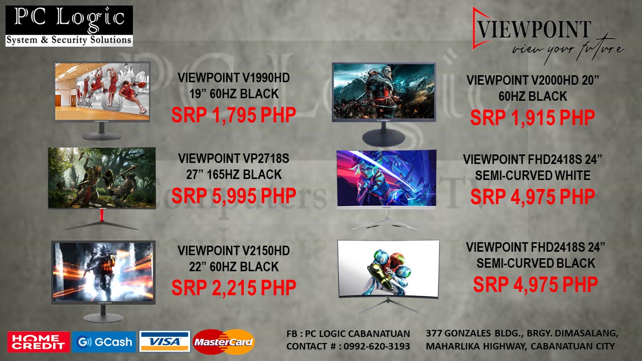 Viewpoint Monitors at PC LOGIC... - PC LOGIC Cabanatuan | Facebook
