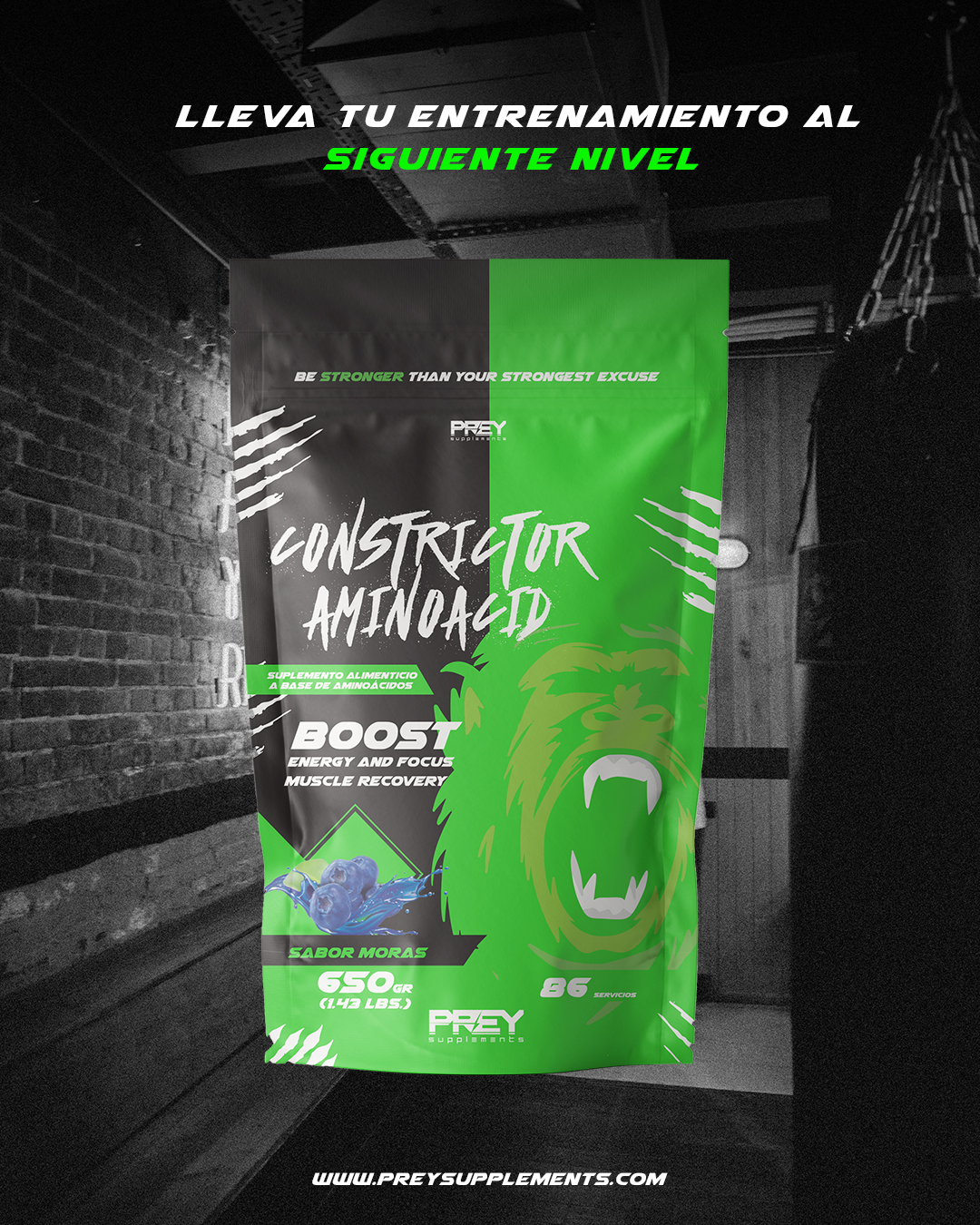Potencia tus esfuerzos con Constrictor... - Prey Supplements | Facebook