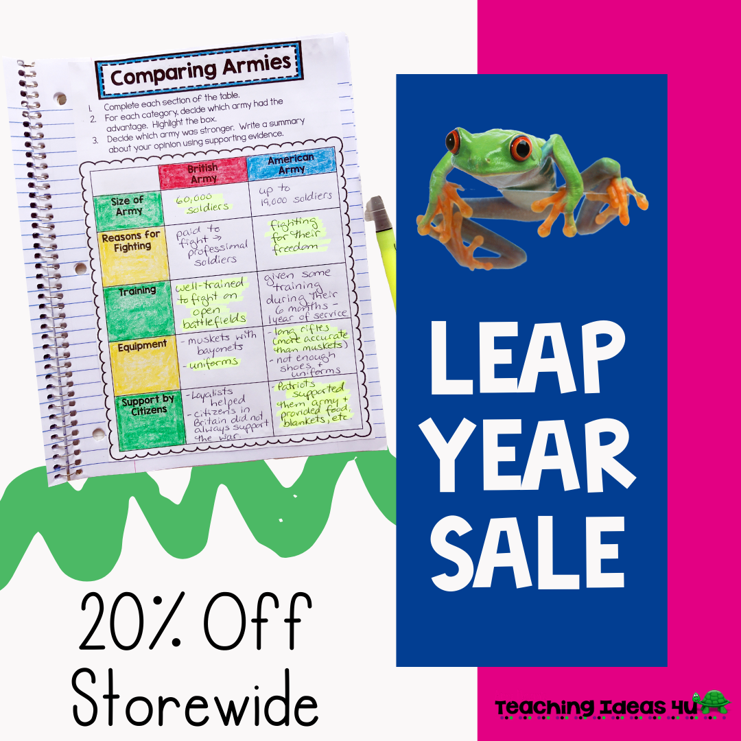 Leap on over to my TPT store to grab... - Teaching Ideas 4U | Facebook