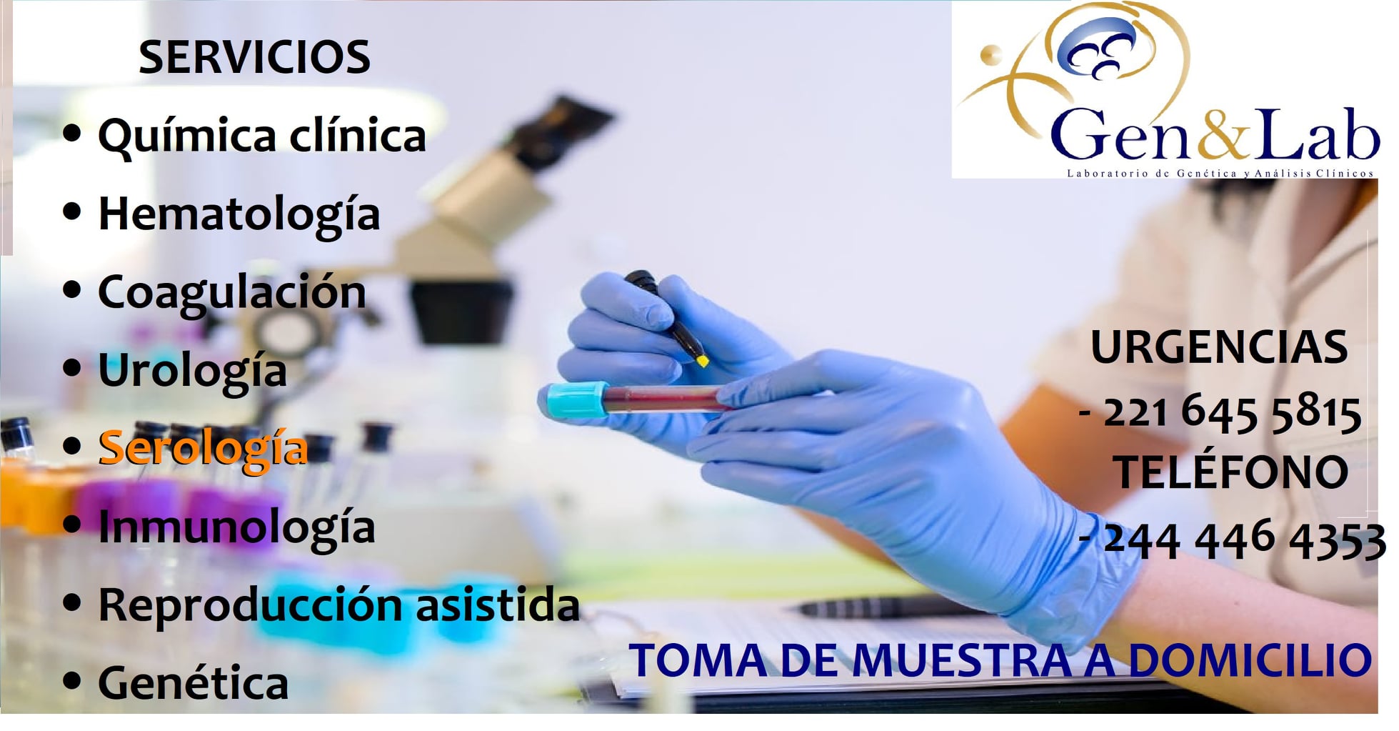 Gen&Lab - CONOCE NUESTRA AMPLIA VARIEDAD DE ESTUDIOS.... | Facebook