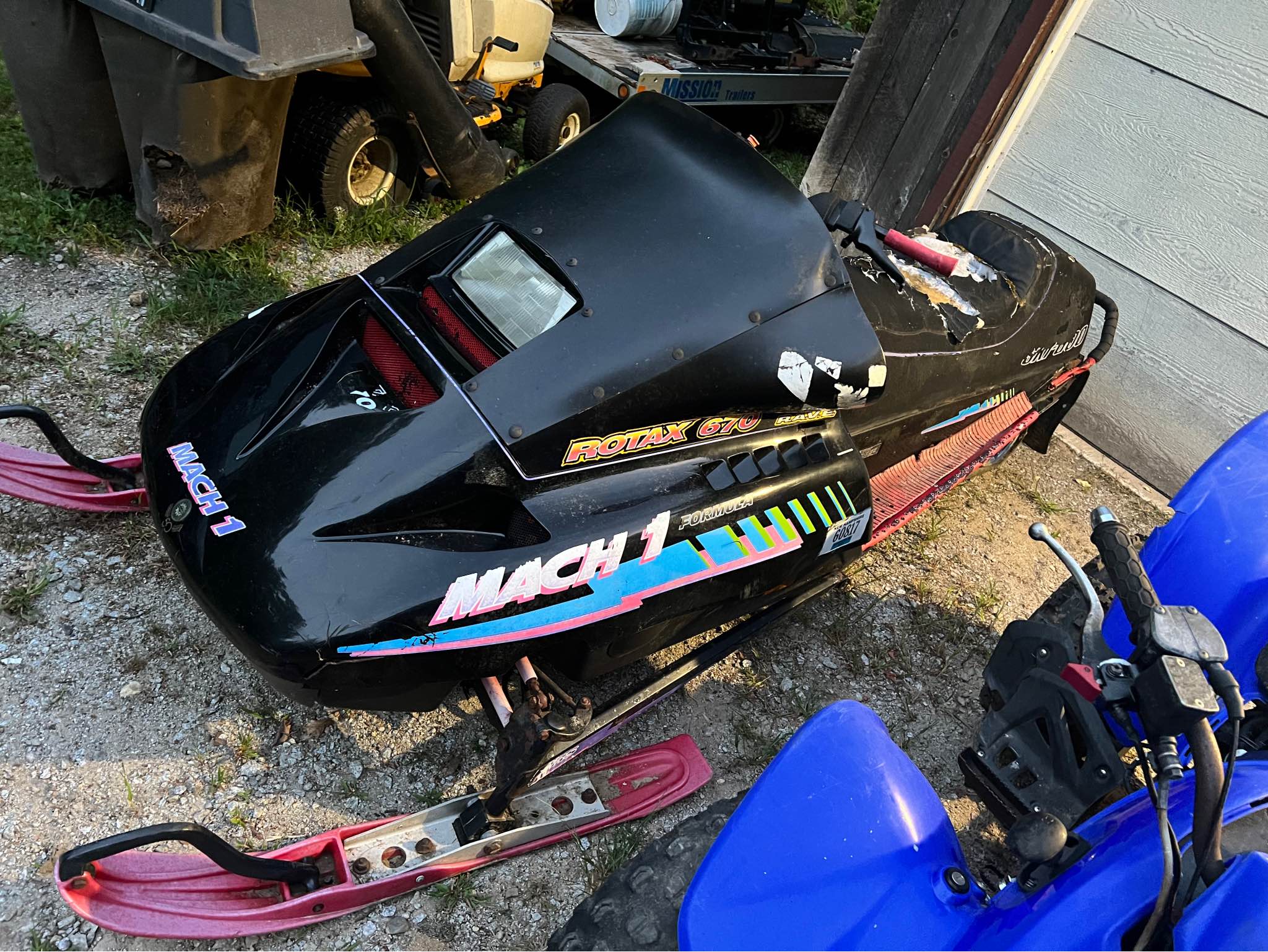 1993 ski doo Mach 1 670 has been sitting for a few years and does