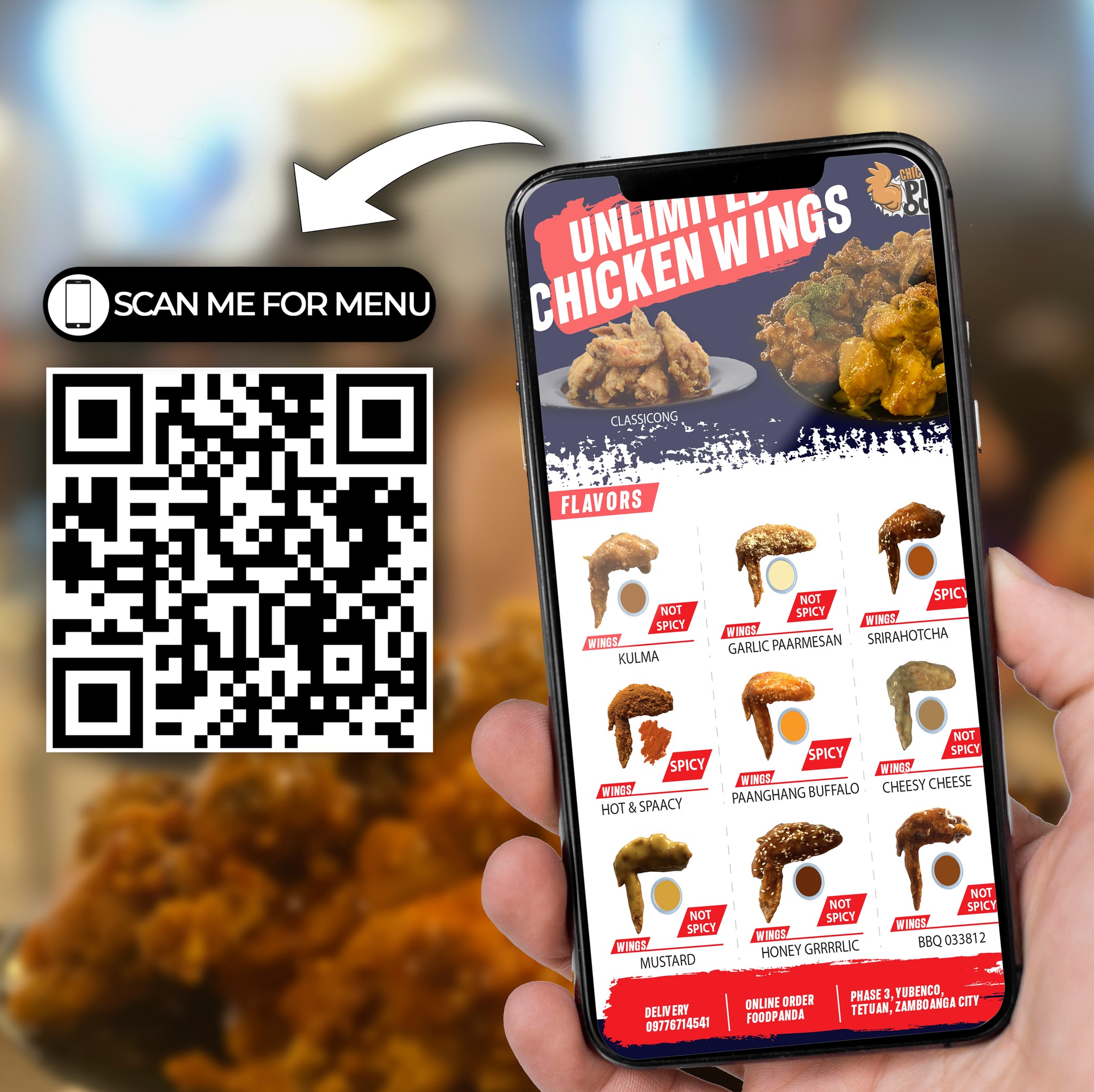 Chicken Pit Out - QR code menu is now available! 🤩 To... | Facebook