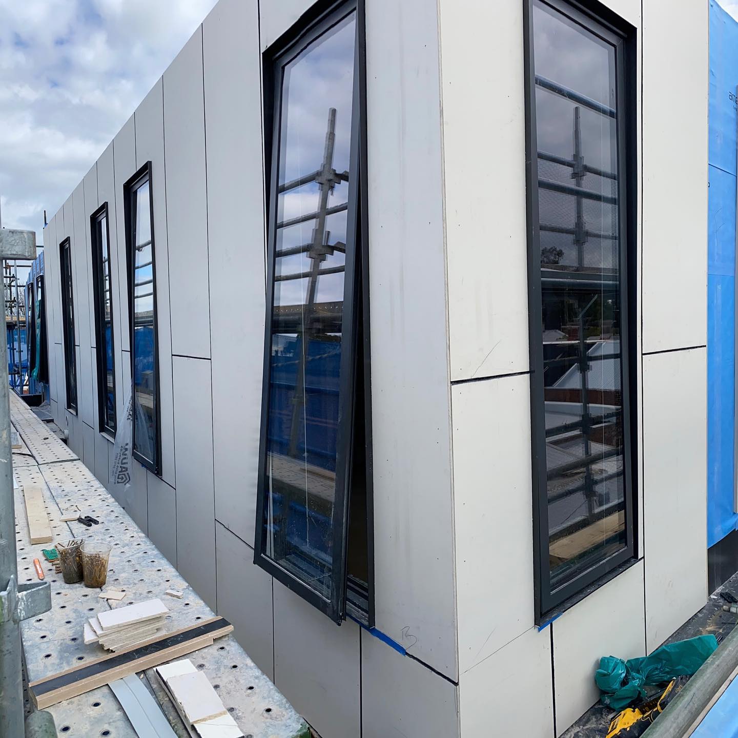 Matrix Cladding slowly coming along... - CNB Carpentry Group | Facebook