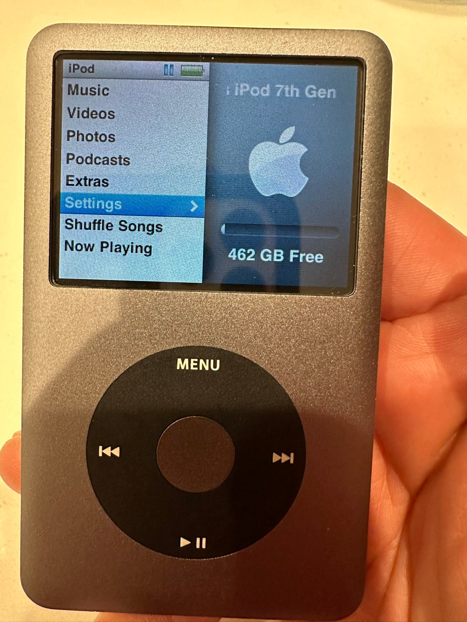 Restoring iPods for fun, still using my 2005 30GB iPod Video