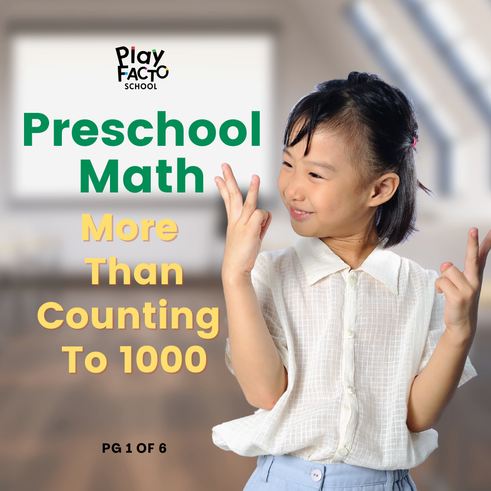 📚 Article: Preschool Math Is More Than... - PlayFACTO School | Facebook