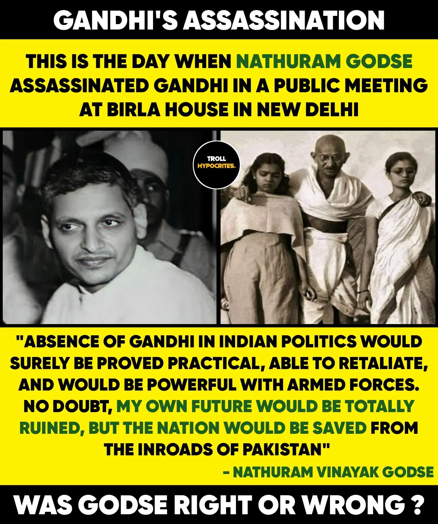 Nathuram Godse Why I Killed Gandhi His Last Words Youtube 140x219