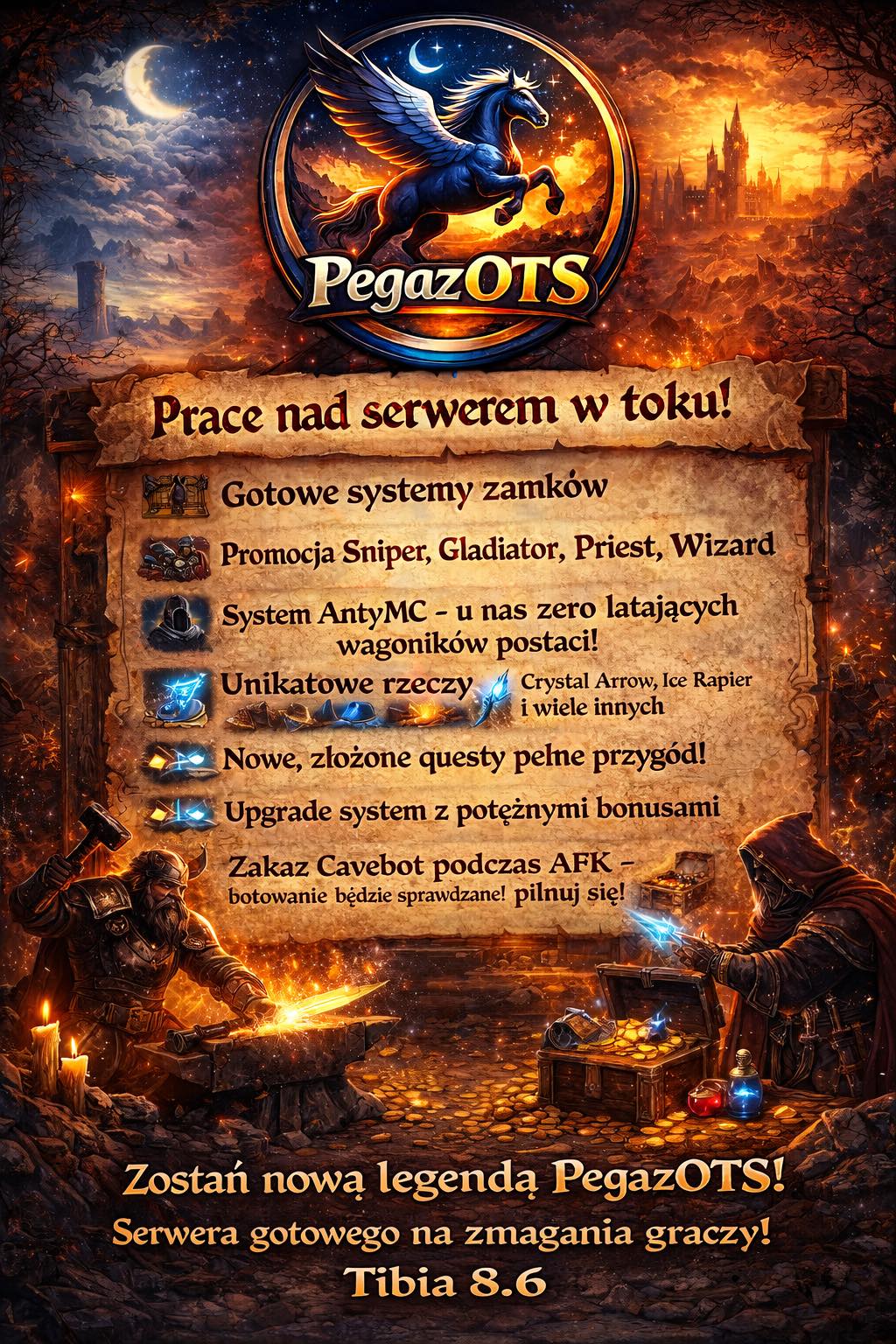 Otserv, OTS, open tibia server list | [https://real-forge.pl/](https ...