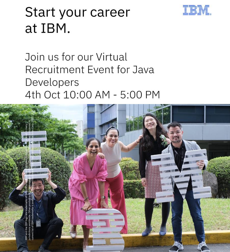 Java User Group Philippines | IBM will be conducting a one-day virtual ...