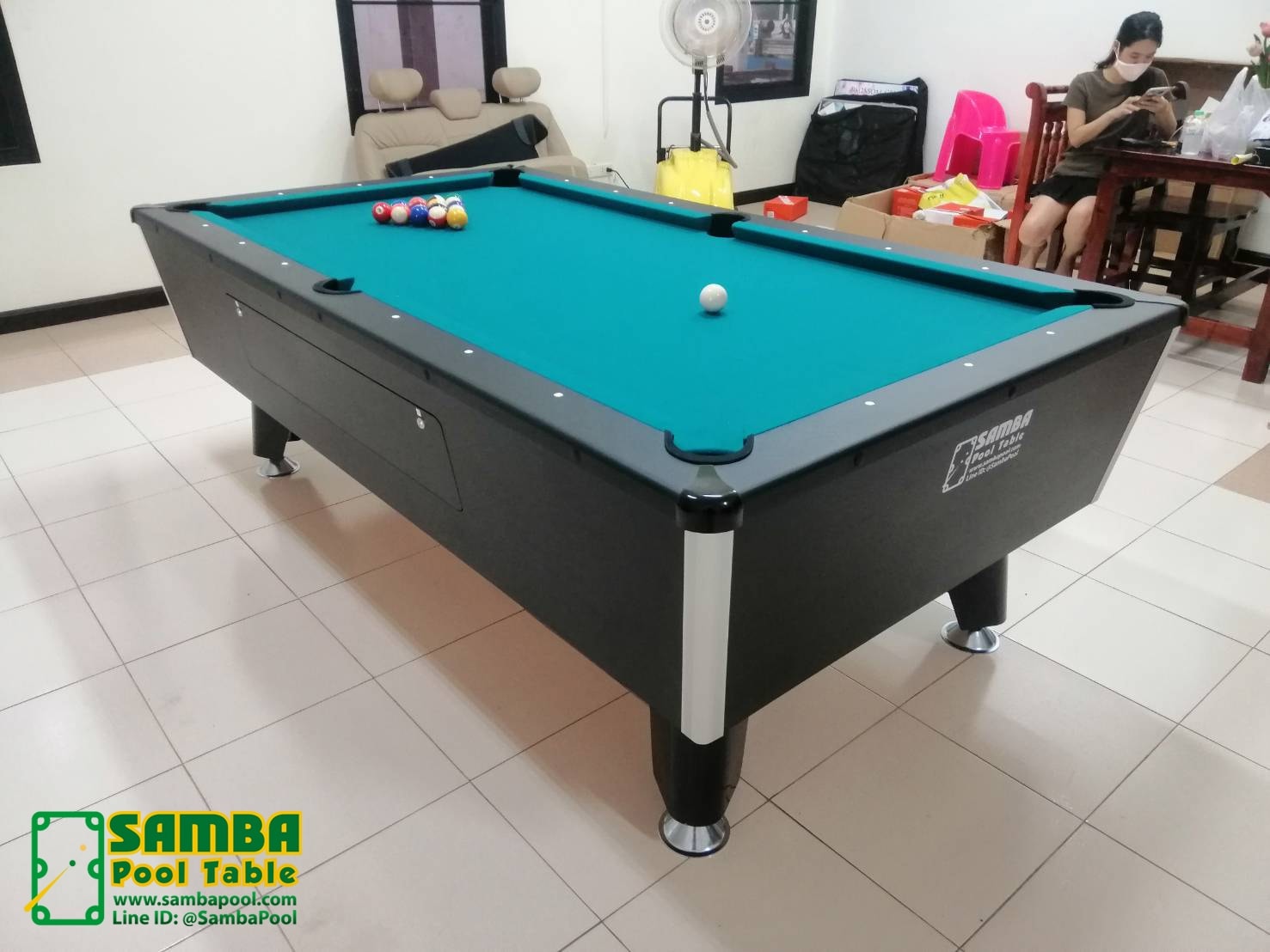 โต๊ะพูล หยอดเหรียญ Samba Pool Table 