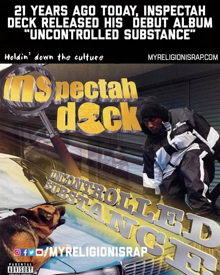Inspectah Deck released his debut solo album, Uncontrolled