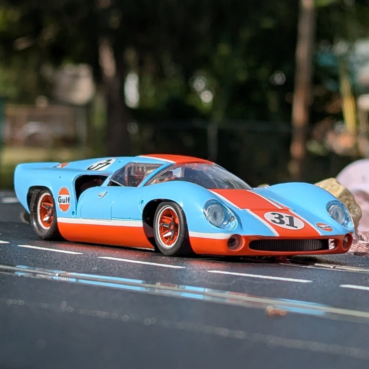 First 1/24 scale Carrera Lola T70 slot car
