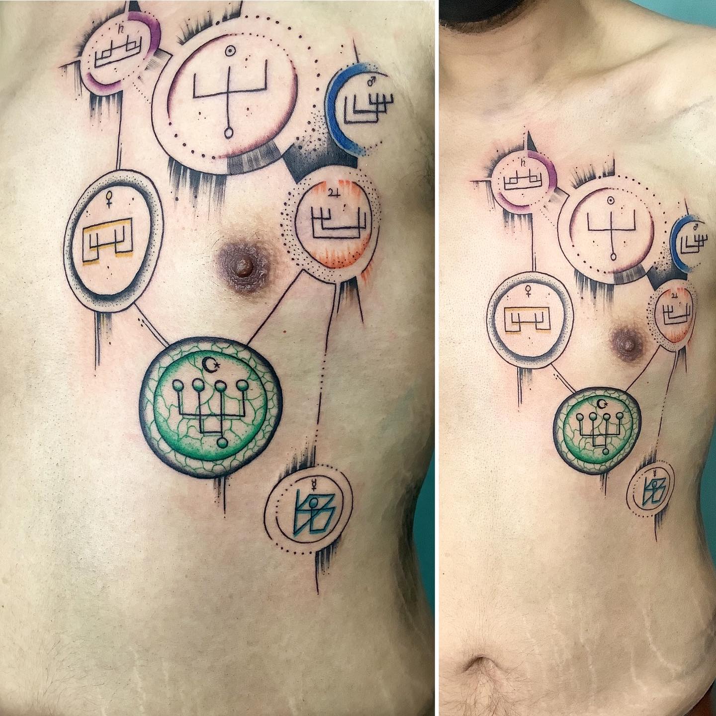 Tatouage 7 Peches Capitaux Symbole