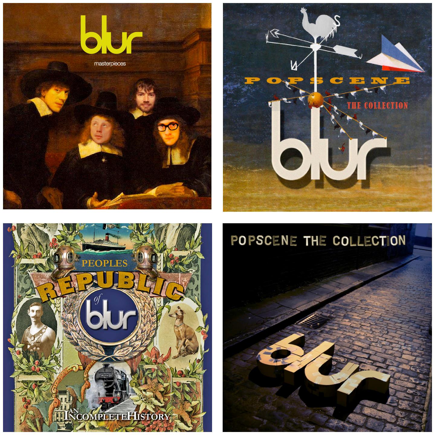 Blur on the cover of Q magazine, 1996📀