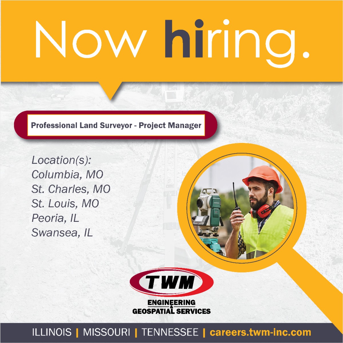 TWM, Inc. - Our Geospatial team is growing! TWM is looking...