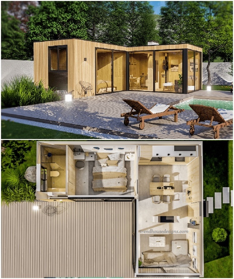 L Shaped Container House Container House In Kall, Germany
