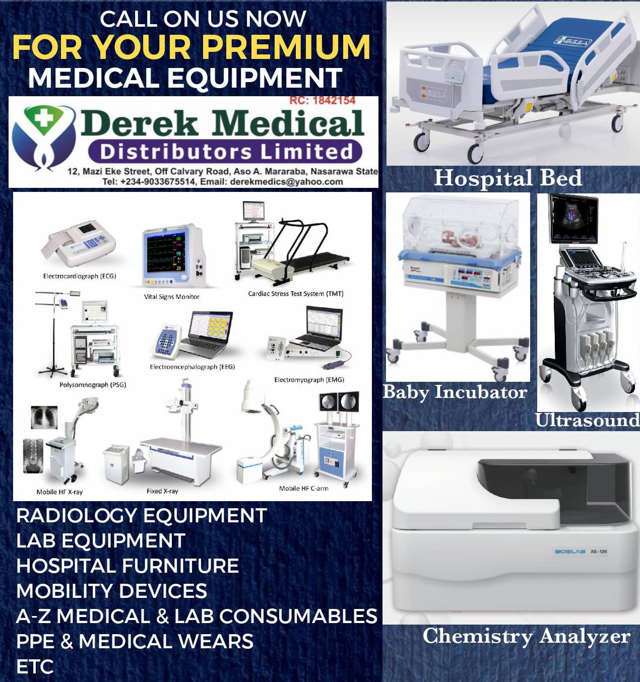 Derek Medical Distributors Ltd | Abuja