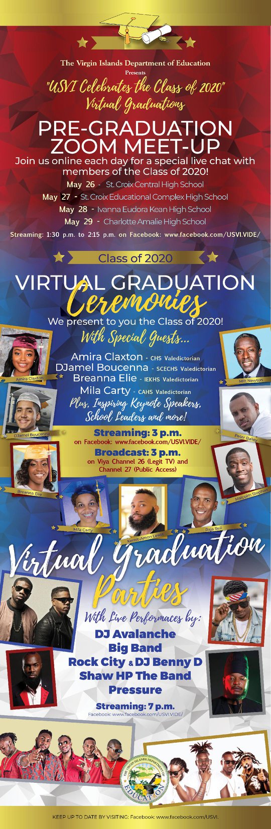 USVI Festivals - Congrats to the Class of 2020... Great...