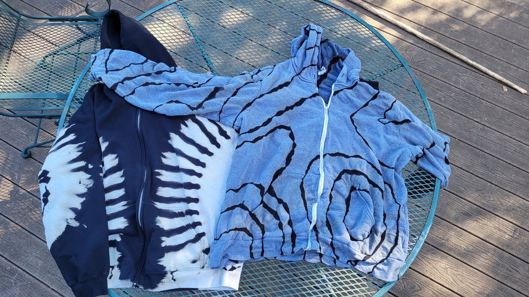 Why does dye fade on cotton-faced hoodies?