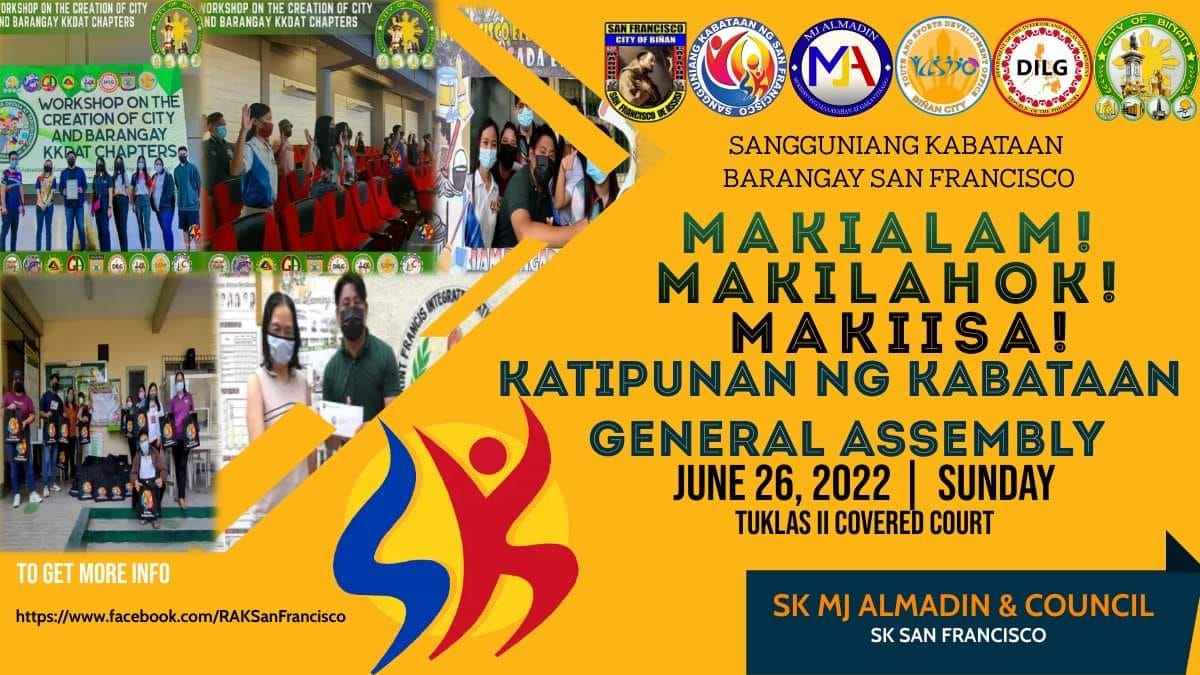 KATIPUNAN NG KABATAAN (KK ASSEMBLY ) Mga minamahal kong Kabataan ng ...