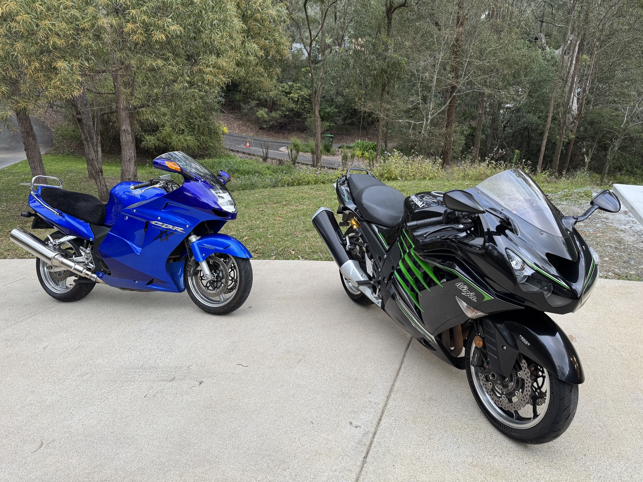 mam Senior citizen's 2016 Kawasaki ZX14R with low mileage