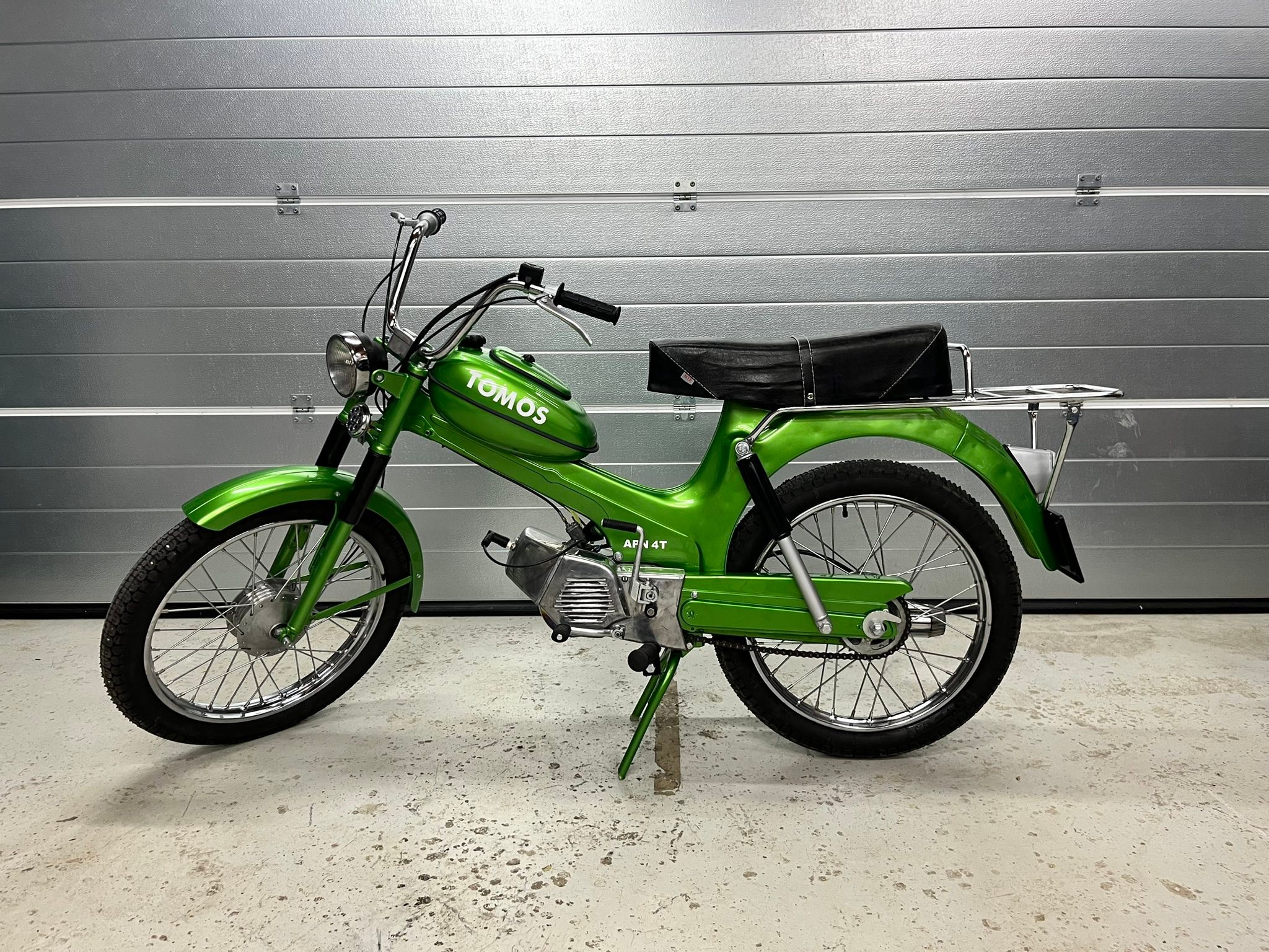 Restored 1979 Tomos APN 4T moped as a 50th birthday surprise