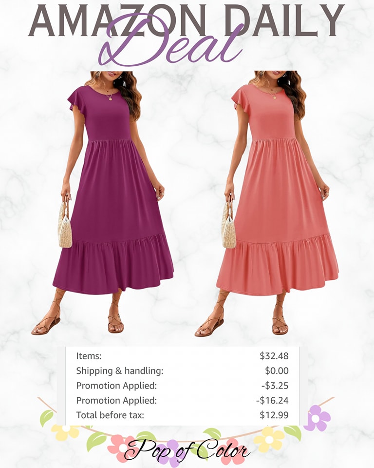 Pop of Color - Adorable maxi dresses are dropping 👇 to... | Facebook