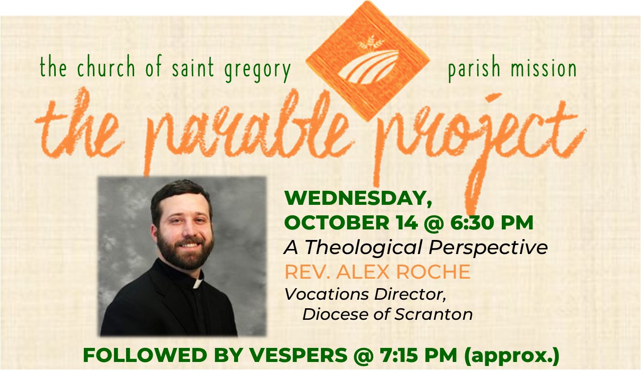THE PARABLE PROJECT continues... - The Church of St. Gregory