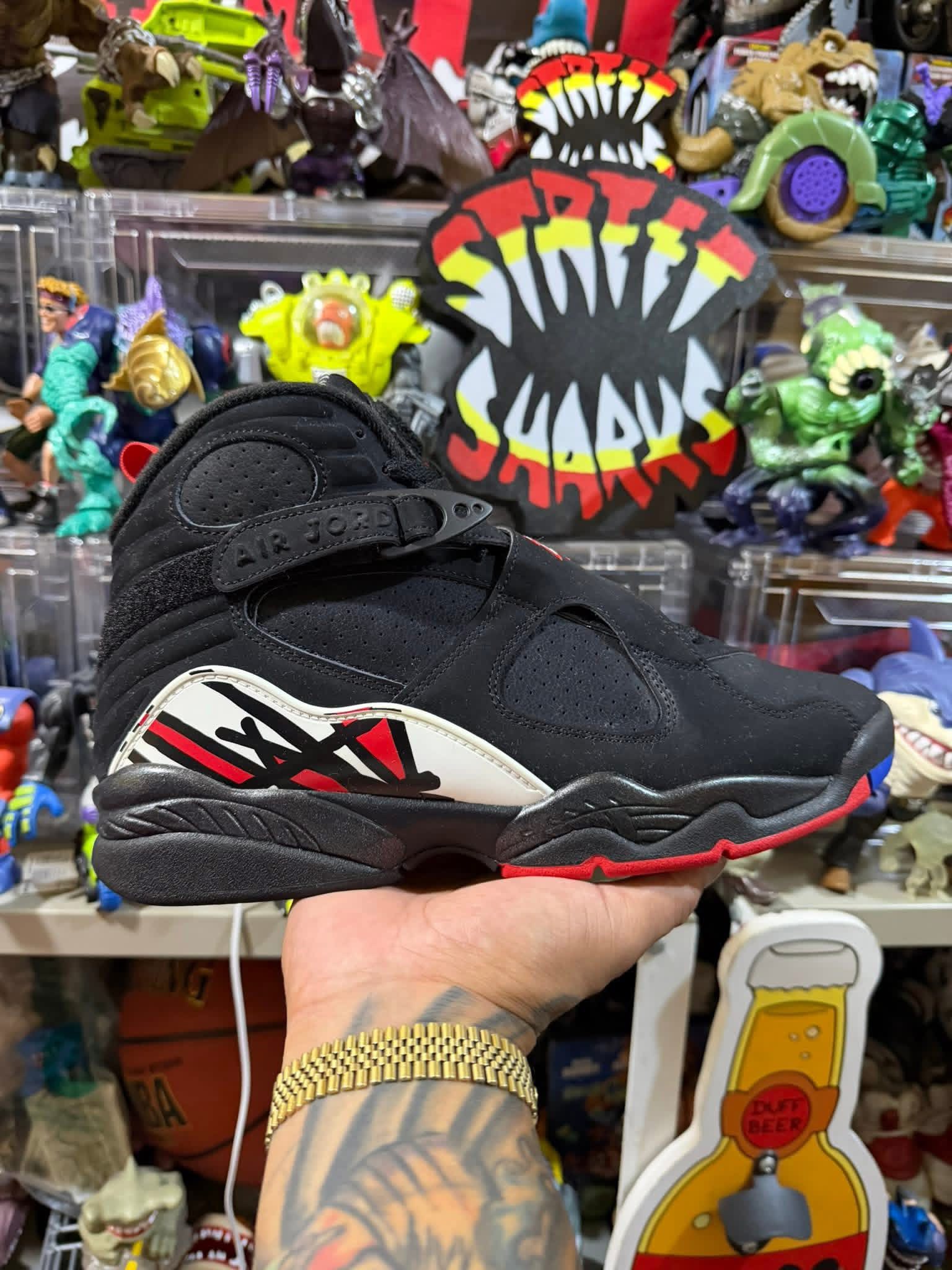 JORDAN 8 “PLAY OFFS” 27CM COMO NUEVOS FULL SET CON SU VERIFICADOR 