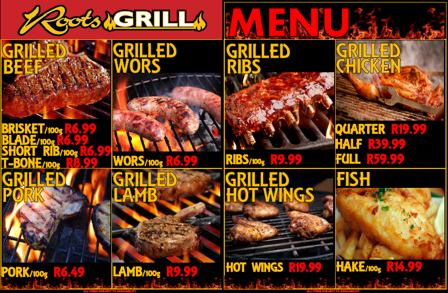 So you might be thinking...what do... - Roots Grill Tembisa