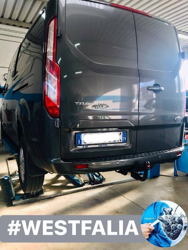 Gancio Di Traino Fisso Per Ford Transit Custom 2016-2020 - Kit Elettrico 13 Poli - Foto 7