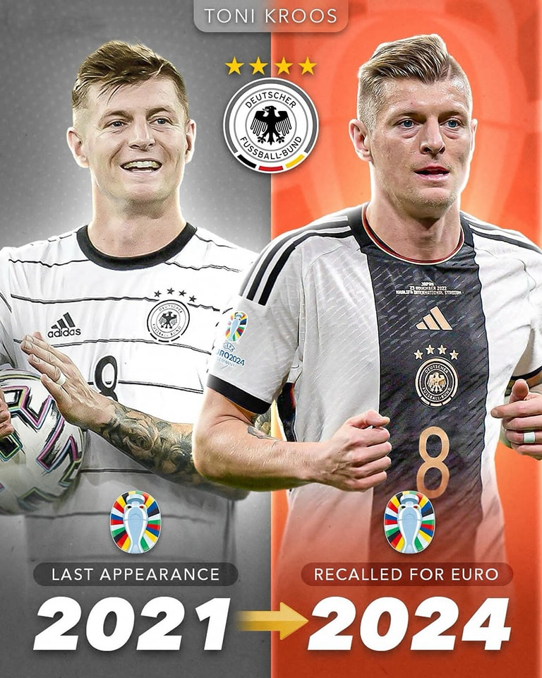 🚨🚨 Toni Kroos' latest #EURO2024 jerseys have been sold TWICE as