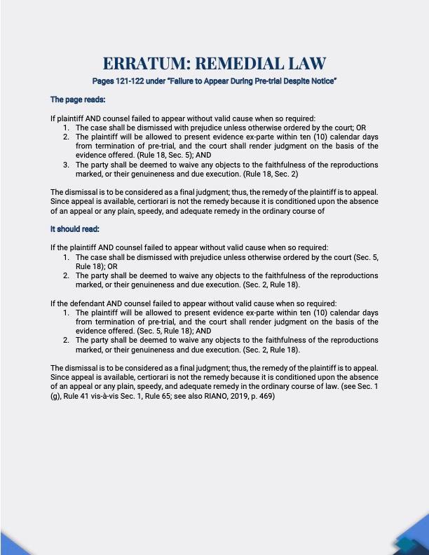 [ERRATUM NOTICE: BLUE NOTES] - Ateneo Central Bar Operations | Facebook
