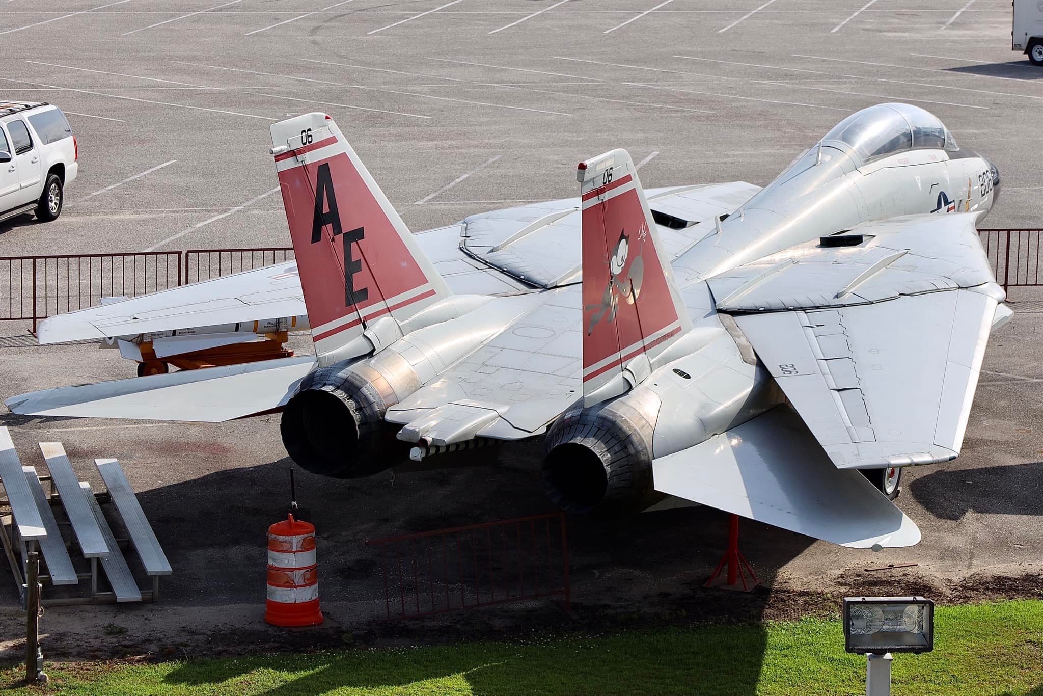F-14 Tomcat 160661 on display in Huntsville, Alabama