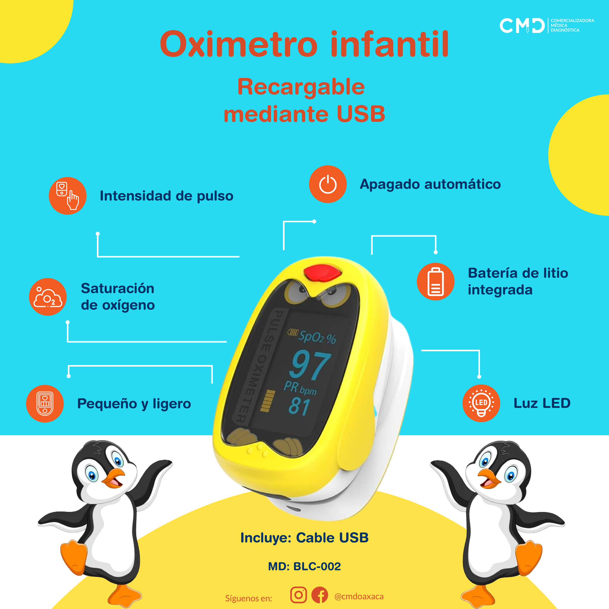 CMD De Oaxaca - El #oximetro infantil puede detectar la...