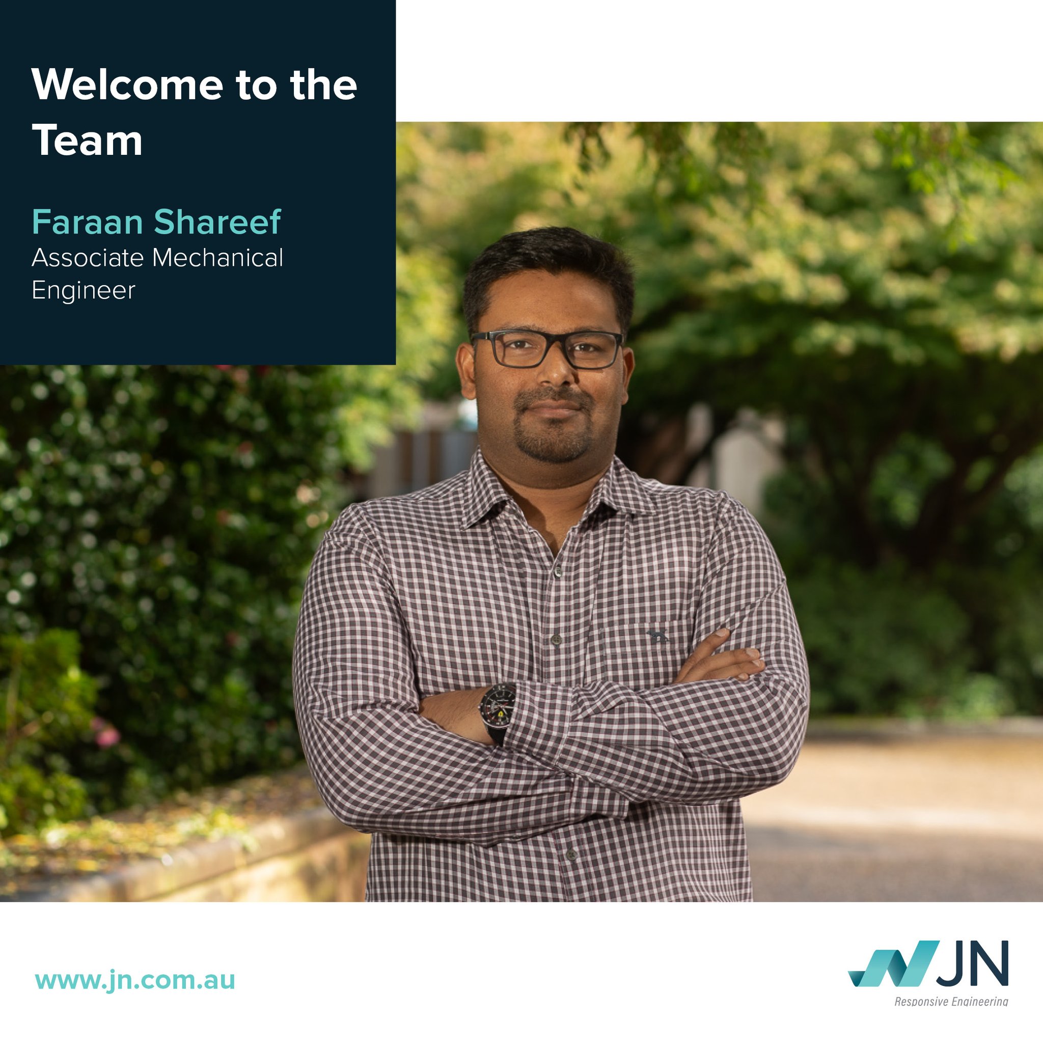 JN Consulting Engineers - We're delighted to welcome Faraan Shareef ...